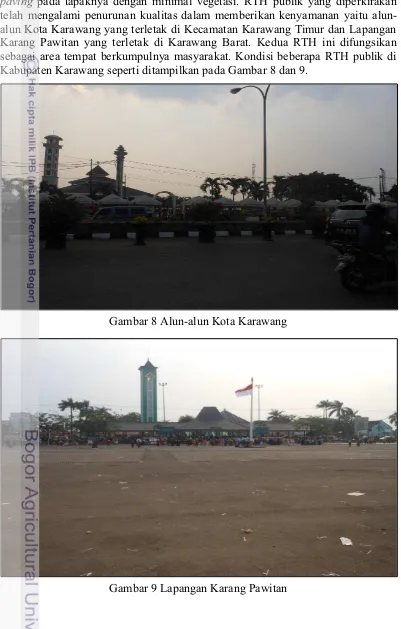 Gambar 8 Alun-alun Kota Karawang 