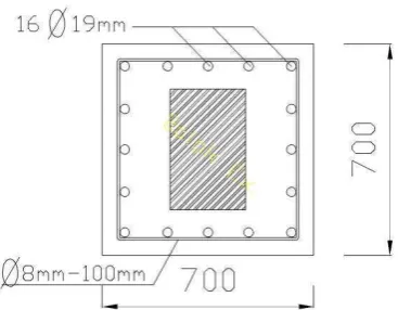 Gambar 4. 4. Detail Kolom Jacketing 