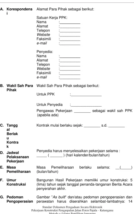 Gambar ”As built” dan/atau pedoman pengoperasian dan
