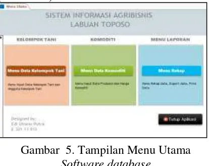 Gambar 6. Menu Kelompok Tani 