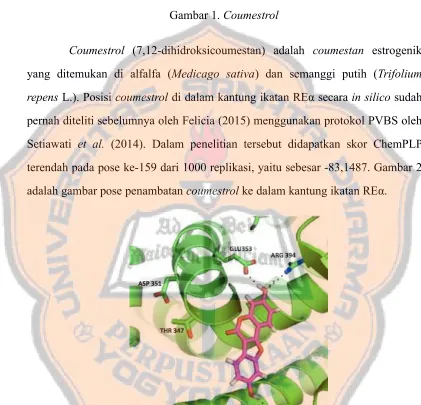 Gambar 1. Coumestrol