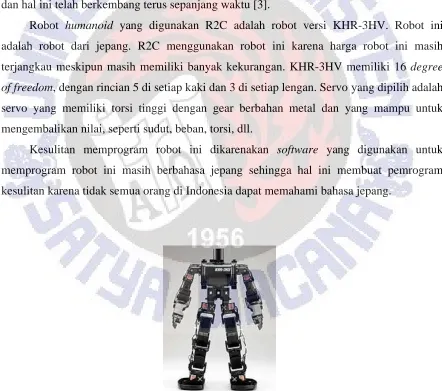 Gambar 2.1. Robot Humanoid Kondo KHR-3HV [4]