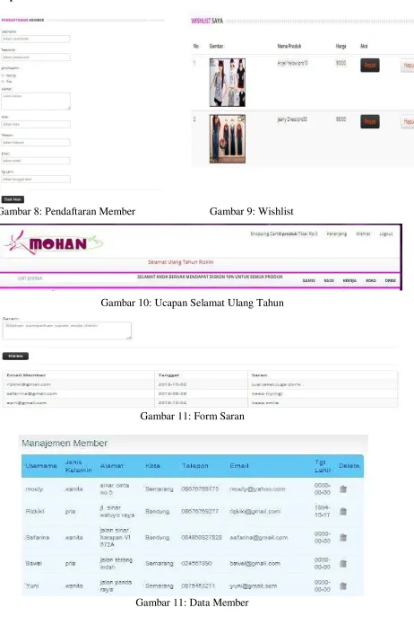 Gambar 11: Data Member 
