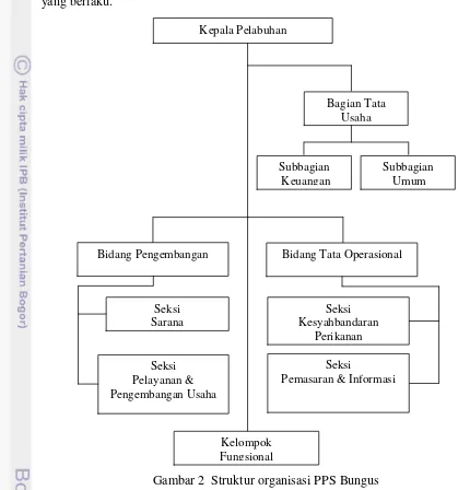 Gambar 2  Struktur organisasi PPS Bungus 