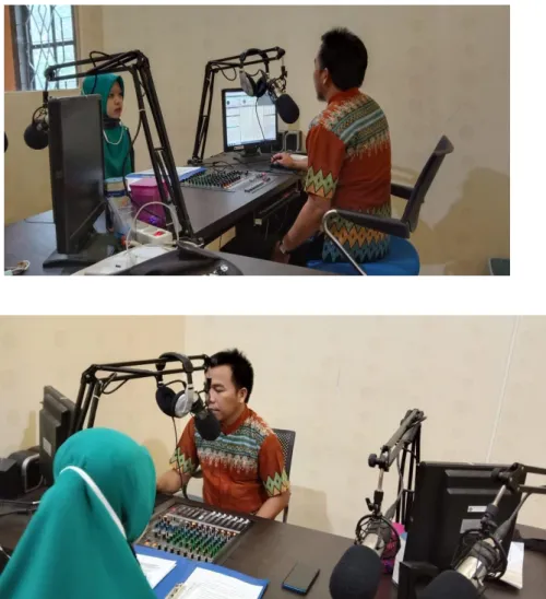 Foto wawancara denga direkrtur Radio Shawtuna 90,5 FM Bapak Andi Rahmadi.  