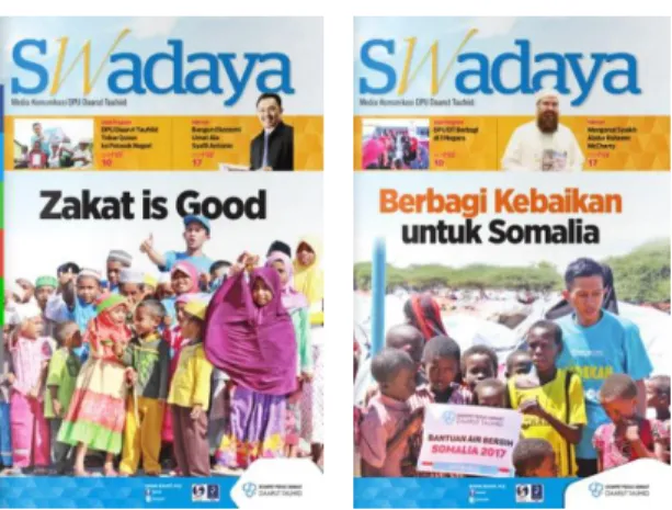 Gambar 1.6 Majalah Swadaya media komunikasi DPU DT edisi no  178 Juni 2018 dan no 180 juli 2018
