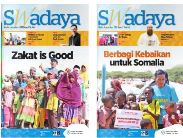 Gambar 1.6 Majalah Swadaya media komunikasi DPU DT edisi no  178 Juni 2017 dan no 180 Agustus 2017