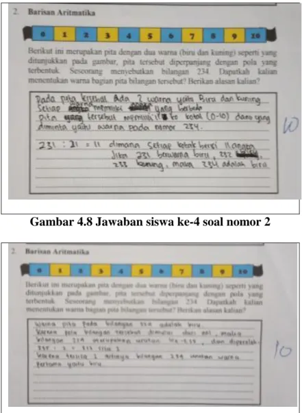 Gambar 4.8 Jawaban siswa ke-4 soal nomor 2 