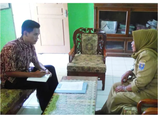 Foto 2. Wawancara kepada Guru PAI SD Negeri 03 Metro Barat 