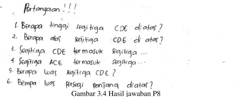 Gambar 3.4 Hasil jawaban P8 