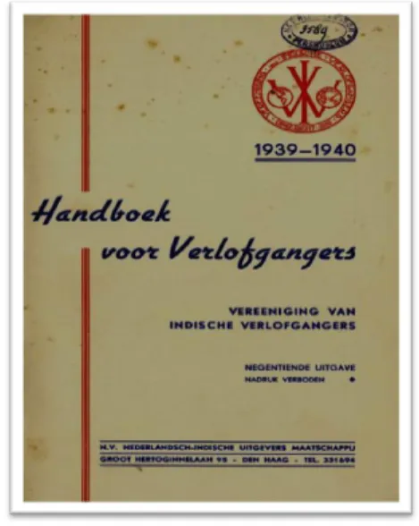 Gambar 3. Sampul buku panduan Handboek voor  Verlofgangers 1939-1940
