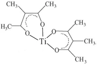 Gambar 2.4 Struktur molekul TTIP (Sumber: Chen et al., 2007) 