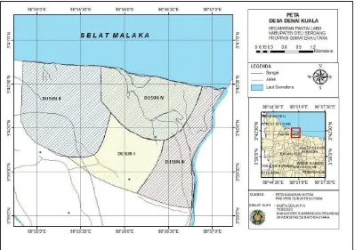 Gambar 4. Peta Desa Denai Kuala Kecamatan Pantai Labu Kabupaten Deli Serdang 