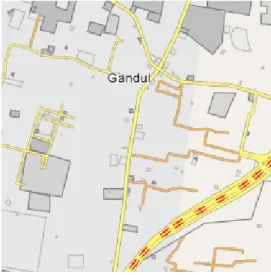 Gambar 4.1   Peta Wilayah Gandul 
