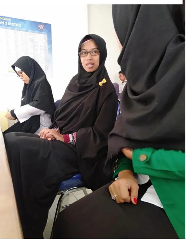 Foto 2 wawacara dengan waka kurikulum bapak (Husen)   SMK Muhammadiyah 3 Metro  