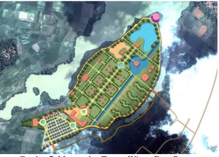 Gambar 7. Master plan Taman Wisata Dam Raman 