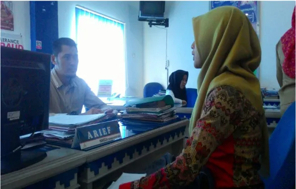 Foto  dokumntasi  wawancara  dengan  karyawan    PT.  Bank  Lampung  Cabang  Metro dan Bappeda  