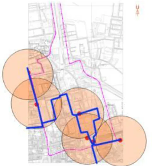 Fig. 6. The above map shows the circulation and the linkage within the area of Jakarta Old Town  which is stated in the Master Plan of Jakarta Old Town 