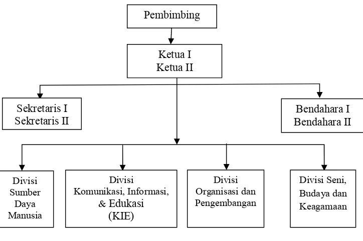 Gambar 2. Skema Struktur Organisasi PACTO SMA Negeri 5 Yogyakarta 
