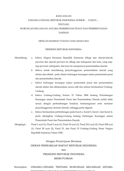 PDF Rancangan Undang-undang Republik Indonesia Nomor … Tahun