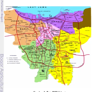 Gambar 2  Peta DKI Jakarta 