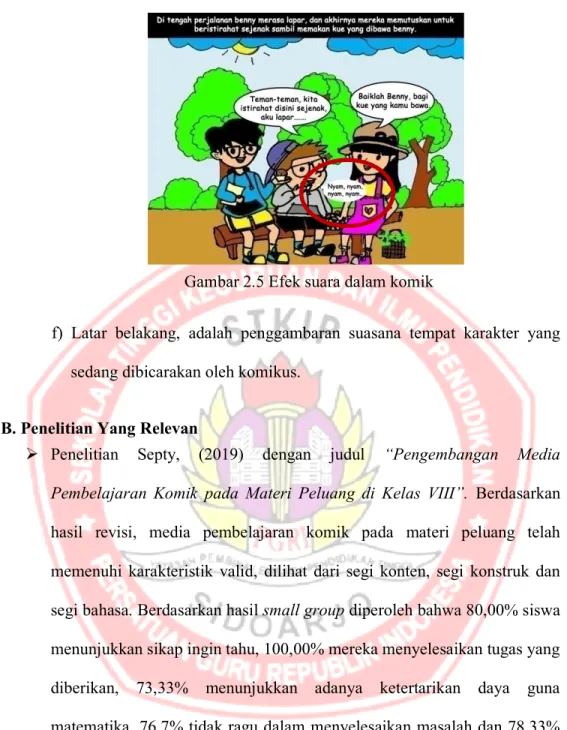 Gambar 2.5 Efek suara dalam komik 
