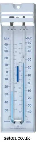 Gambar 4.5 Termometer maksimum-minimum Six.