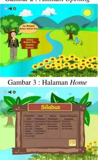 Gambar 2 : Animasi Opening