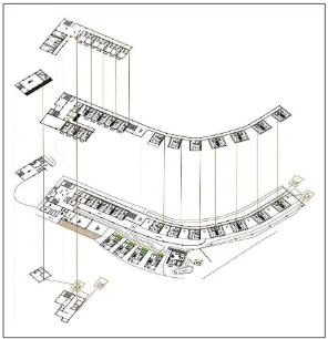 Gambar 6.6 Aksonometri Sistem Distribusi Limbah pada Hotel dan Cottage 