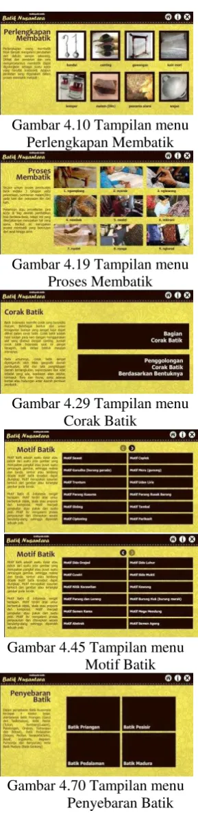 Gambar 4.10 Tampilan menu 