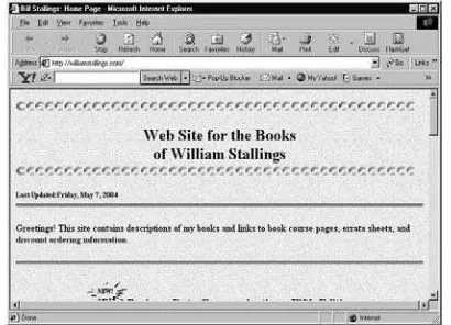 Gambar 2.  Resourcing pada Situs williamstalling.com (Muhammad Adri, 2008:6) 