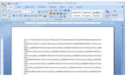 Gambar 4.14 : Dokumen Microsoft Word 2003 