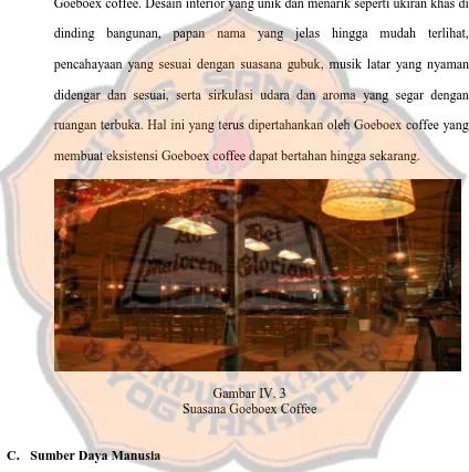 Gambar IV. 3 Suasana Goeboex Coffee 