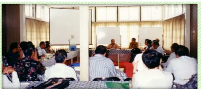 Gambar 1. Rapat kerja IKM/IKP/IKK 8 - 9 September 1994 di  Guest House / Wisma Universitas Gajah Mada, Kaliurang, Yogyakarta 
