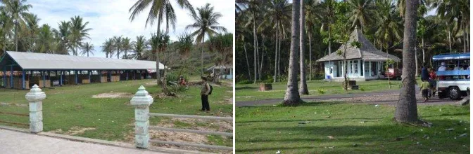 Gambar 1.1 Foto udara Pantai Srau Pacitan    Sumber : http://google.map.co.id  di olah 
