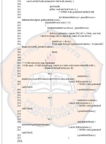 Gambar 4.20 List program connected