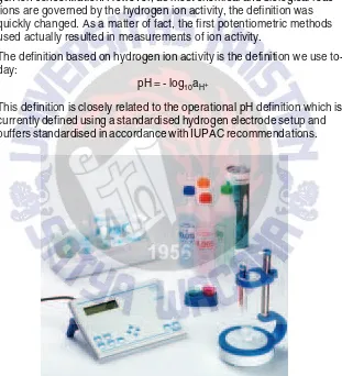 Fig. 1. MeterLab®  - the complete pH measuring setup