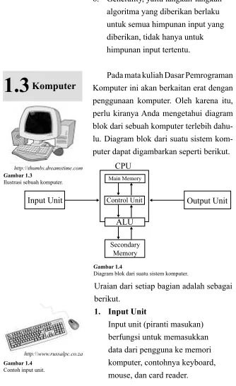 Gambar 1.3Main MemoryIlustrasi sebuah komputer.