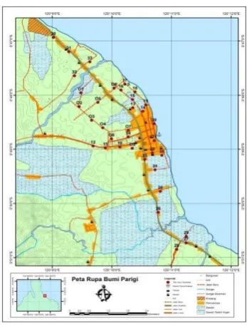 Gambar  3.  Peta lokasi pengukuran geolistrik 