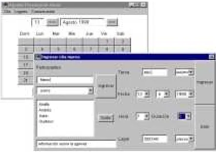 Figure 5 - Meeting-scheduling interface
