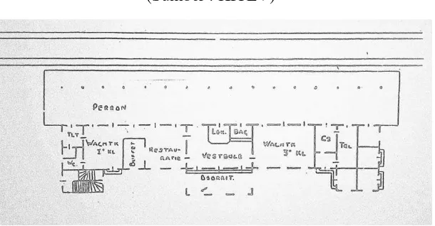 Gambar 4.7 Stasiun Kereta Api Medan Tahun 1892 