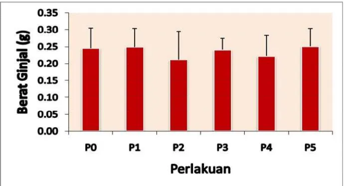 Gambar 4.1. Grafik Bobot Ginjal (g).