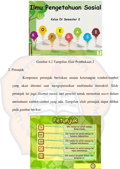 Gambar 4.2 Tampilan Slide Pembukaan 2 