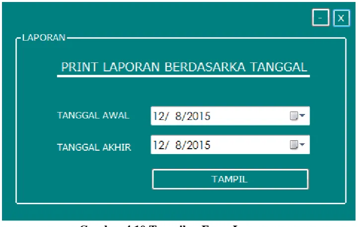 Gambar 4.11 Tampilan Laporan  