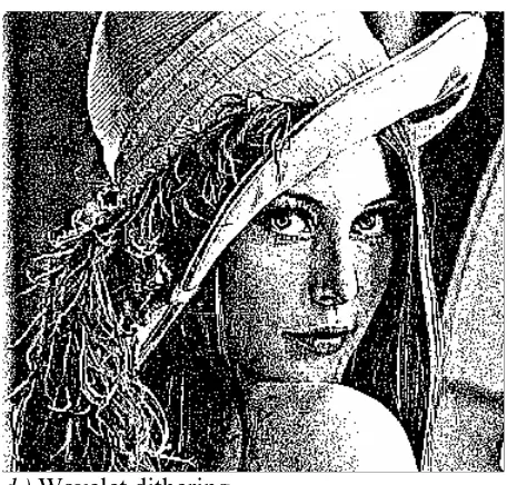 Figure 7: Dithered images. 