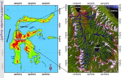 Figure 3.1 Palu Catchment; located in Central Sulawesi.  