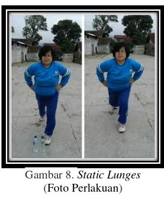 Gambar 8. Static Lunges 