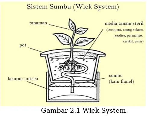 Gambar 2.1 Wick System