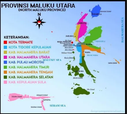 Table 1. Area and Population by Districts and Cities in North Maluku Province, 2005 and 2010 Population 