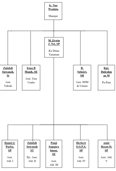 Gambar 1. Bagan Struktur Organisasi 